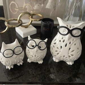 Pier 1 candle holders owls 🦉